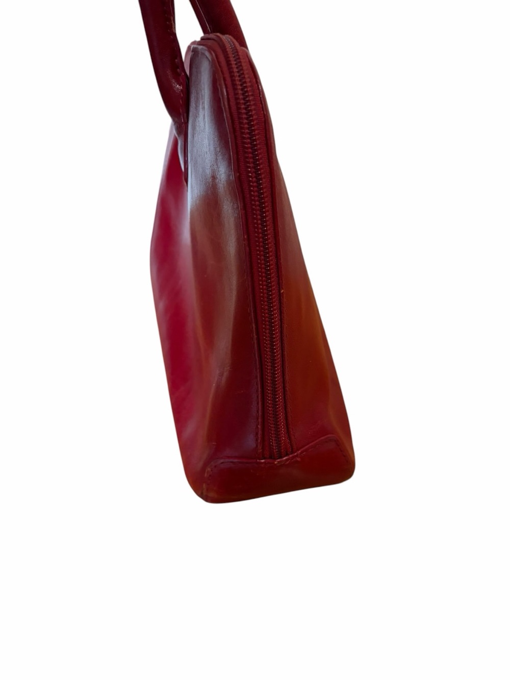 Hobo red leather east West shoulder bag - Picture 3 of 12
